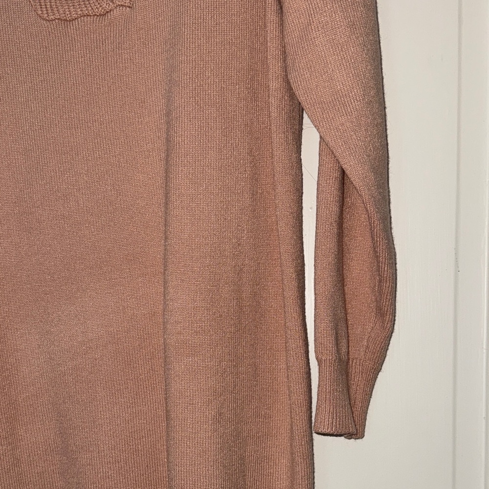 Chic Long Sleeve Tan Sweater Dress, Size Small, NWOT - Picture 3 of 4